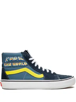 Vans: Синие кроссовки  Sk8-Hi Pro