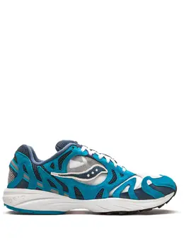Saucony: Голубые кроссовки  Grid Azura 2000