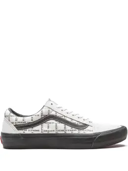 Vans: Белые кроссовки  Old Skool Pro