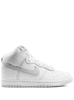 Nike: Белые кроссовки  Dunk High SP