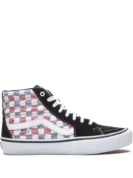 Vans: Чёрные кроссовки  Sk8-Hi