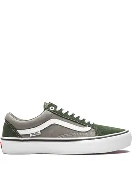 Vans: Зелёные кроссовки  Old Skool Pro