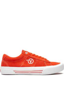 Vans: Красные кроссовки  Saddle Sid