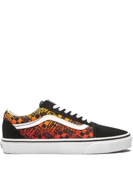 Vans: Чёрные кроссовки  Old Skool