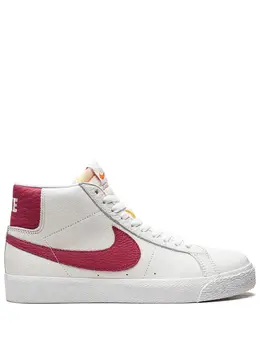 Nike: Белые кроссовки  SB Zoom Blazer Mid