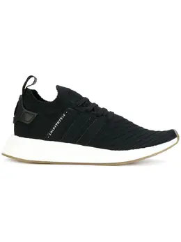 Adidas: Чёрные кроссовки  NMD_R2 Primeknit