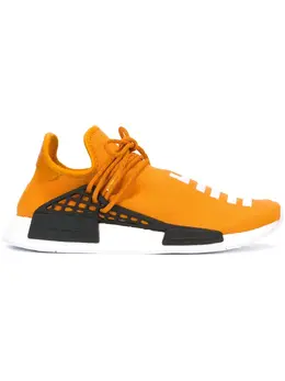 adidas: Оранжевые кроссовки  Pharrell Williams Human Race NMD