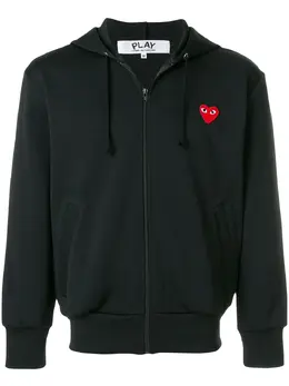 Comme Des Garçons Play: Чёрная толстовка  Heart
