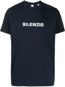 ASPESI: Футболка  Silenzio с принтом