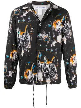Comme Des Garçons Shirt: Рубашка с абстрактным принтом 