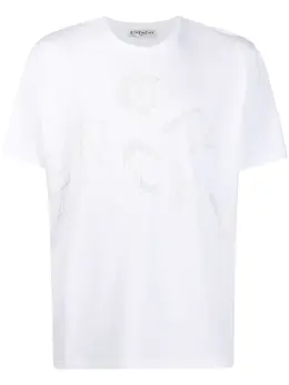 Givenchy: Футболка  Refracted оверсайз