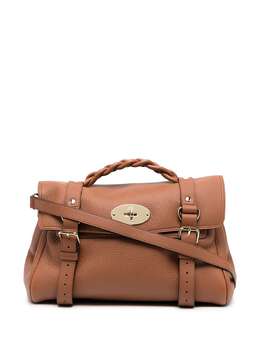 Mulberry: Коричневая сумка  Alexa