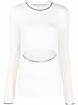 Proenza Schouler White Label: Чёрный кардиган 