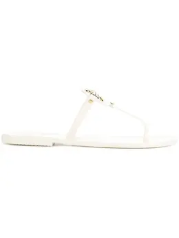 Tory Burch: Белые сандалии  Mini Miller
