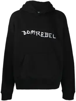 DOMREBEL: Чёрная толстовка 