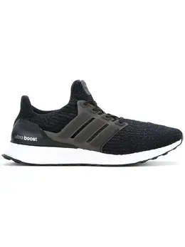 adidas: Чёрные кроссовки  UltraBoost
