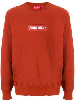 Supreme: Красный свитшот  Box Logo