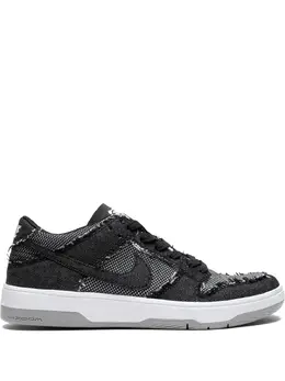 Nike: Чёрные кроссовки  Dunk Low