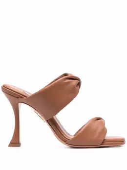 Aquazzura: Коричневые сабо 