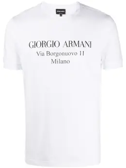 Giorgio Armani: Футболка с принтом 