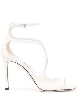 Jimmy Choo: Белые сандалии 