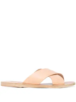 Ancient Greek Sandals: Бежевые сандалии  Thais