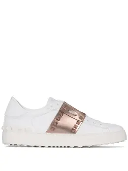 Valentino: Белые кроссовки 