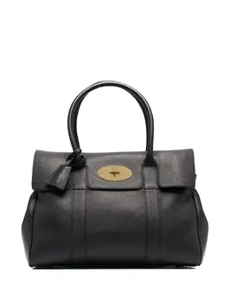Mulberry: Чёрная сумка-шоппер  Bayswater