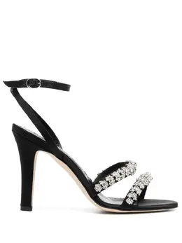 Manolo Blahnik: Чёрные сандалии 