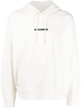 Jil Sander: Толстовка  Drawstring с принтом