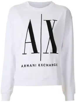 Armani Exchange: Свитшот с принтом 