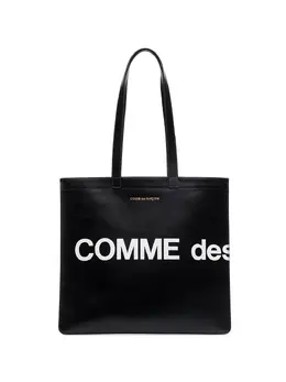 Comme Des Garçons Wallet: Сумка-шоппер с принтом 