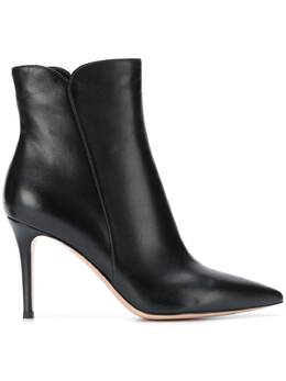 Gianvito Rossi: Чёрные ботинки 