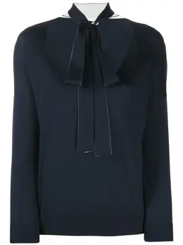 Red Valentino: Свитер с бантом 