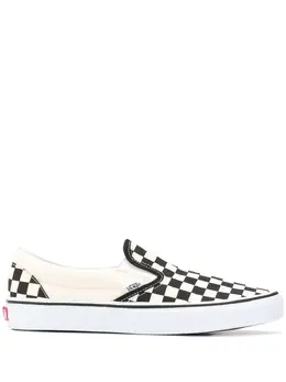 Vans: Чёрные мокасины  Classic Slip On