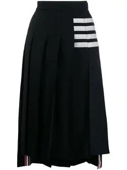 Thom Browne: Плиссированная юбка  4-Bar