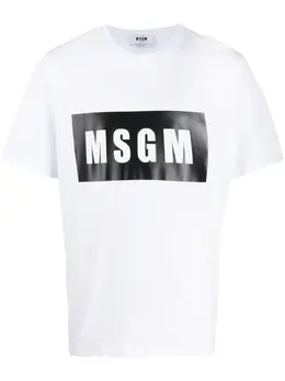 MSGM: Футболка с принтом 