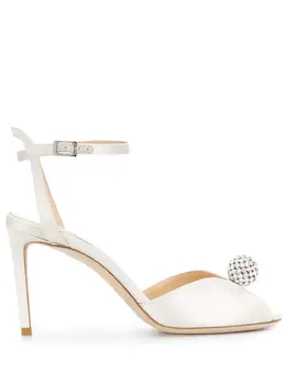 Jimmy Choo: Белые сандалии 