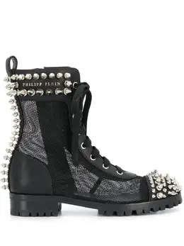Philipp Plein: Чёрные ботинки 
