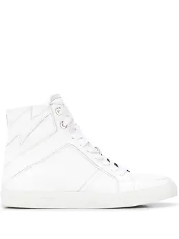 Zadig&Voltaire: Белые кроссовки  Flash