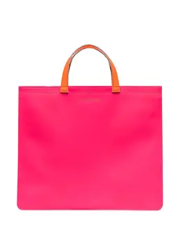 Comme Des Garçons Wallet: Розовая сумка-шоппер 