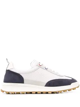 Thom Browne: Синие кроссовки  Tech Runner