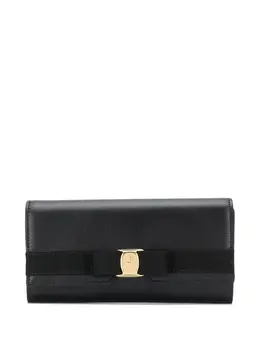 Salvatore Ferragamo: Чёрный кошелёк  Vara Bow