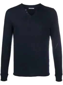 Zadig&Voltaire: Свитер  Monastir из мериноса