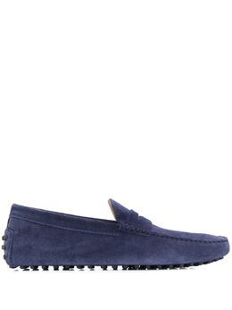 Tod's: Голубые туфли  City Gommino