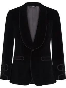 Dolce & Gabbana: Однобортная куртка  Velvet