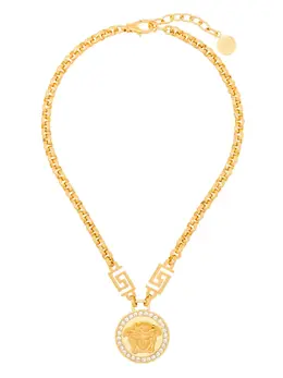 Versace: Колье  Medusa Greca