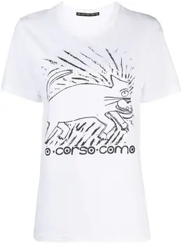 10 CORSO COMO: Футболка с принтом 