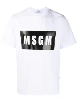 MSGM: Футболка с принтом 