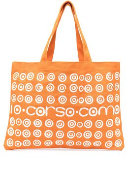 10 CORSO COMO: Сумка-шоппер с принтом 